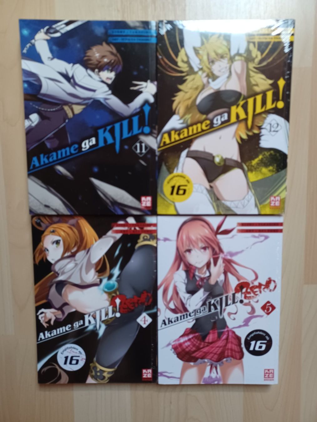 Comics: Akame ga Kill 1-8,11,12  Akame ga Kill Zero 4,5 – Gebraucht aus Wichtrach von  5
