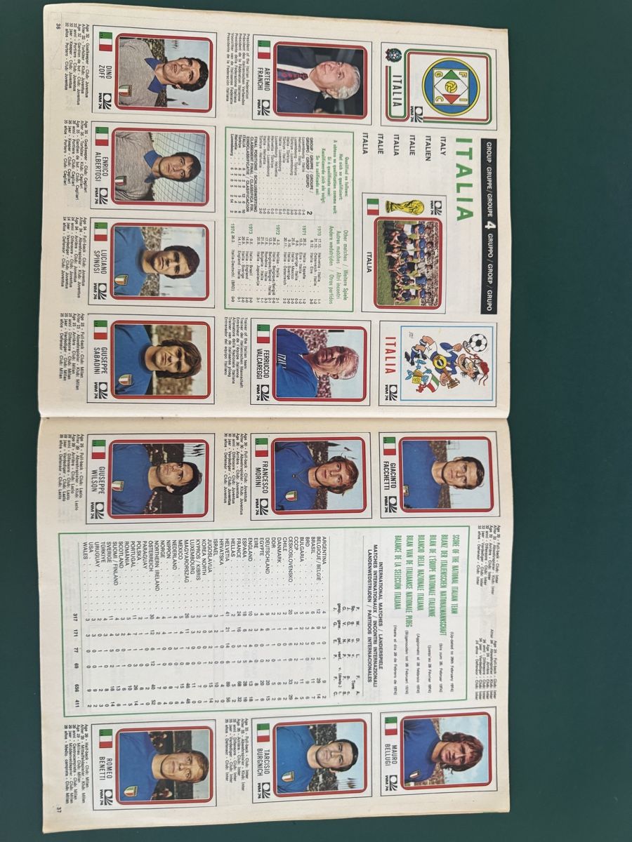 Panini Album: Panini WM 74 München – Usato da Granges-de-Vesin venduto da Gorille 2