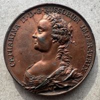 1772 Medaille Katharina II von J.C. Mörikofer *RAR"