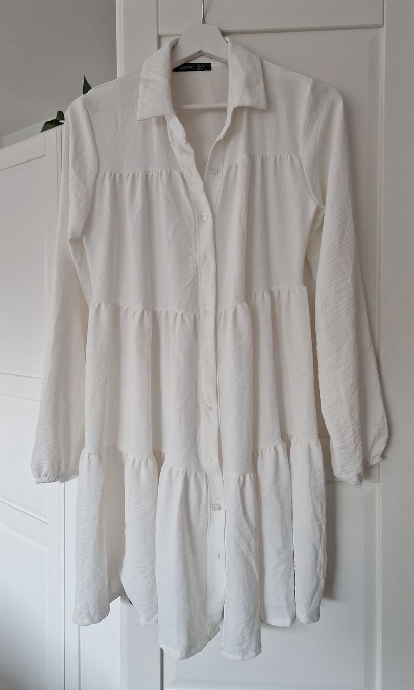 Blusen: Weisses Blusenkleid, Bohoo, Gr. S – Gebraucht aus Fislisbach von mgr_yy8b