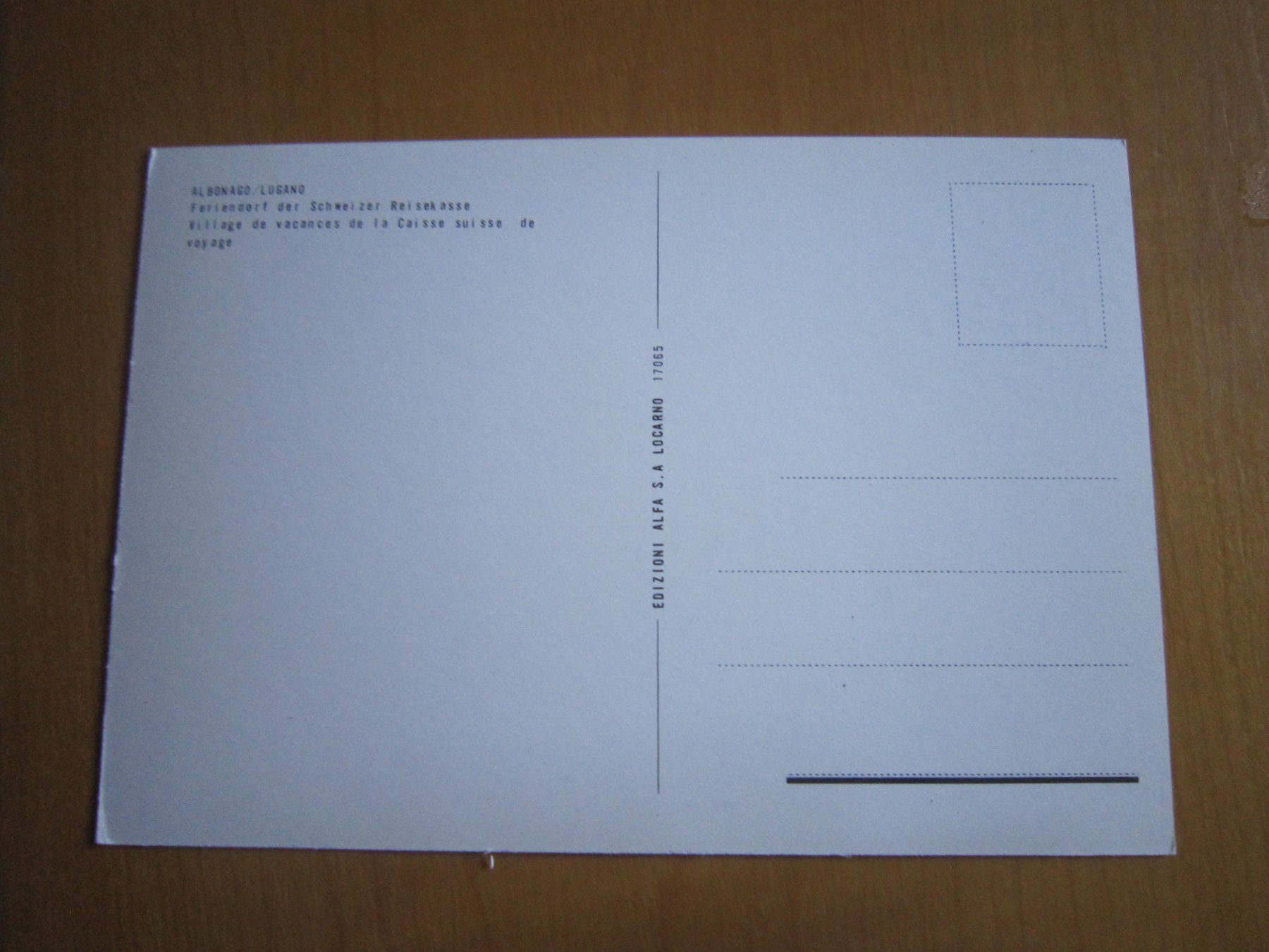 Cartoline postali: Schöne Postkarten ALDESAGO Lugano – Usato da Gordola venduto da Polentaefung 3