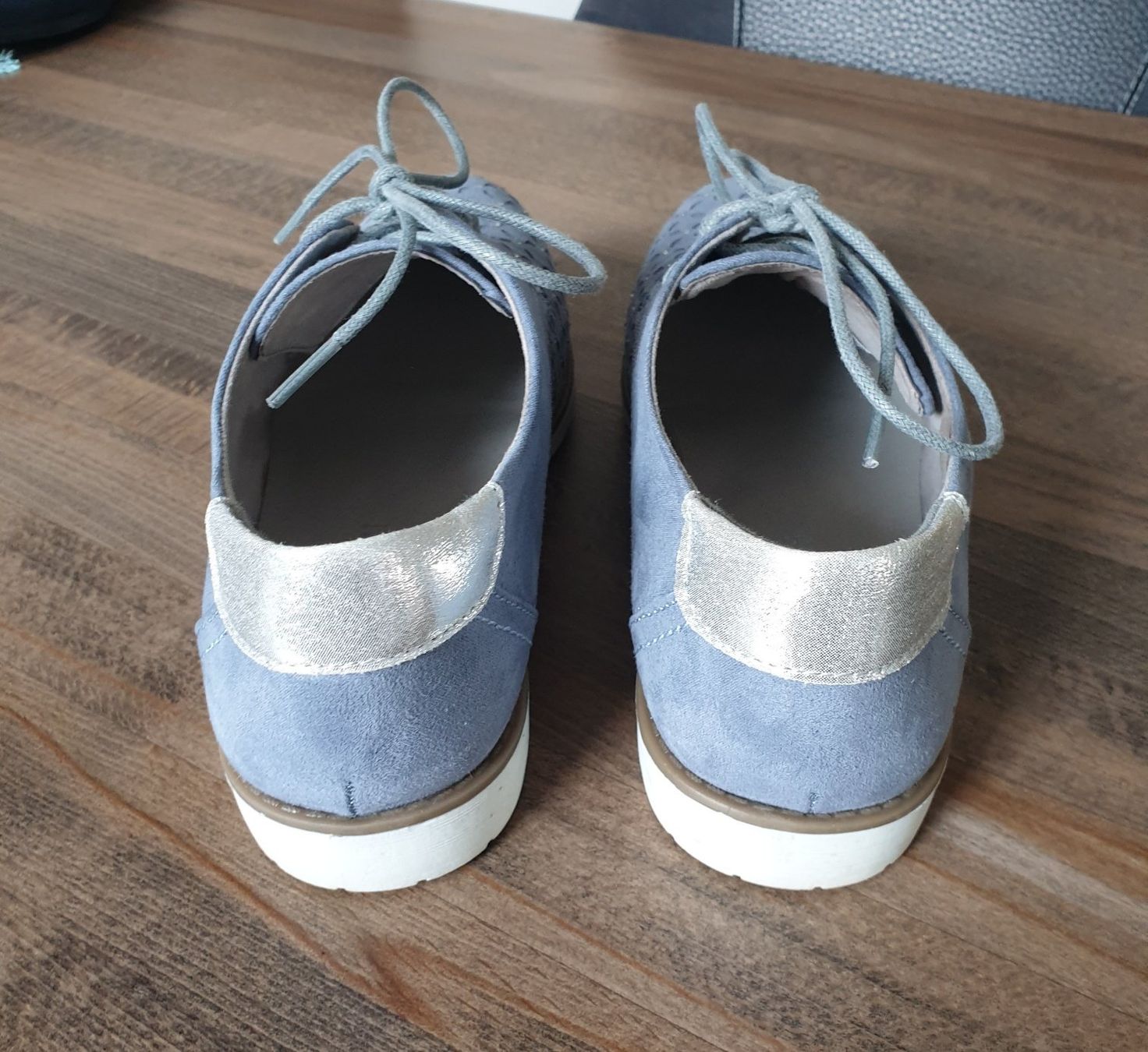 Scarpe da donna: Halbschuh Merry Scott Gr. 38, hellblau/jeansblau – Usato da Trimbach venduto da gregula 3