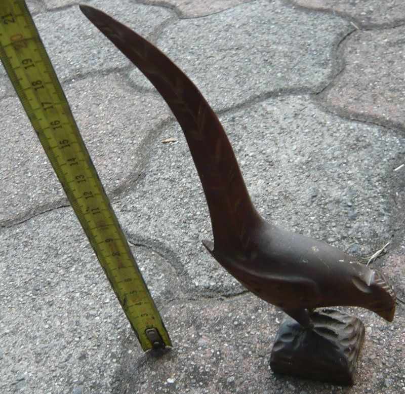 Statuette: Figur Vogel aus Holz – Usato da Ruggell venduto da Dolce9 1