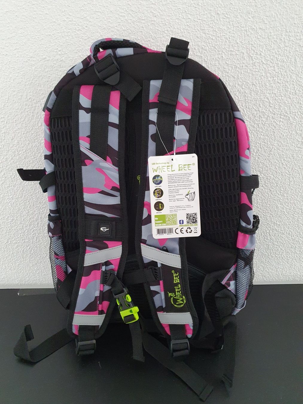 Zaini: Neu - Wheel Bee - Schulrucksack mit LED – Nuovo e nell'imballaggio originale da Dagmersellen venduto da Jarsetz_Restposten 1