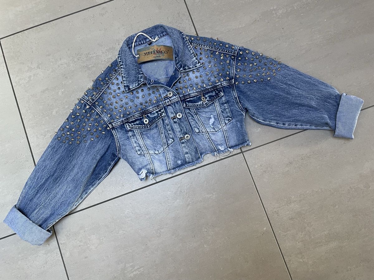 Giacche: Jeansjacke mit Nieten – Nuovo (secondo la descrizione) da Sigriswil venduto da ck56 4