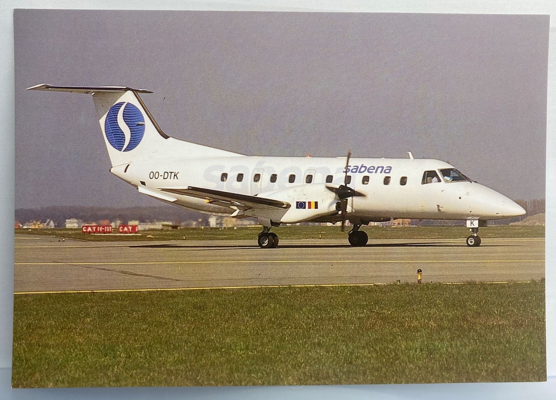 Cartoline postali: Postcard Embraer 120ER Sabena – Usato da Lugano venduto da sel_x7bg
