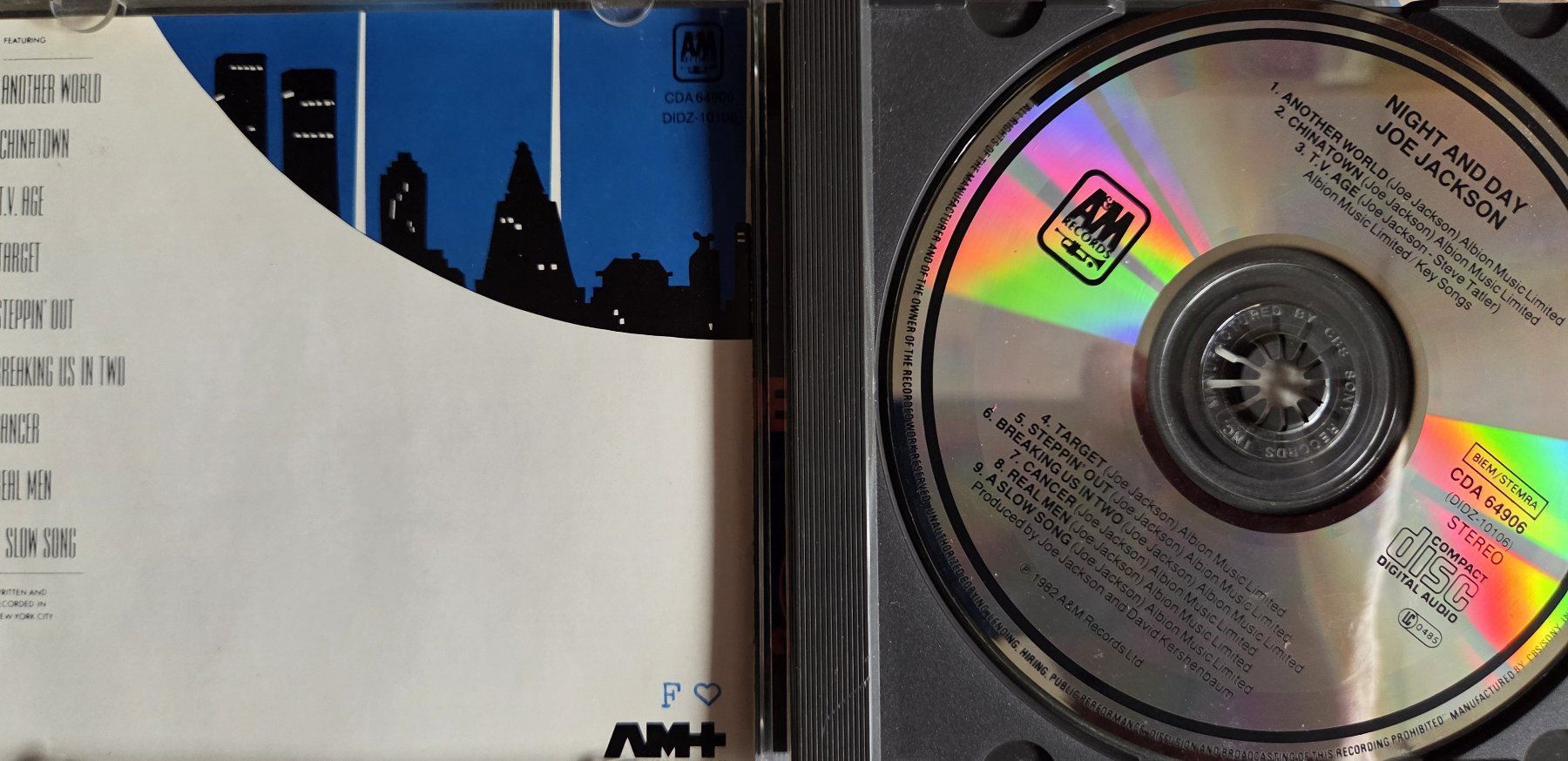 CD: Joe Jackson - Night and Day – Usato da Biberist venduto da Beaver58 1
