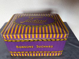 Blechdose SUCHARD gestreift antik Vintage Nostalgie
