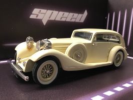 Jaguar SS 100, Creme, neu Zustand, Sammlerstück, 1:43