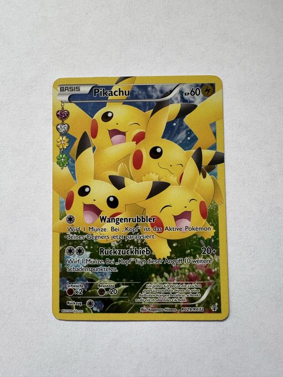 Pikachu – RC29/RC32 – Full Art Ultra Rare (Pokémon) (Neu (gemäss ...