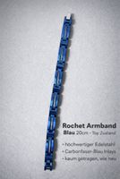 Rochet Herren Armband Blau ca. 20 cm – Edelstahl