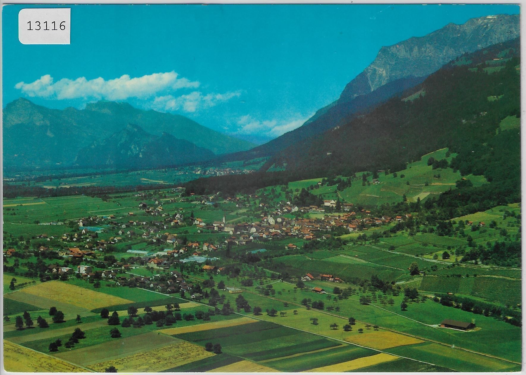 Cartes postales: Flugaufnahme Malans GR – Antique à Ettingen par Kartenplanet