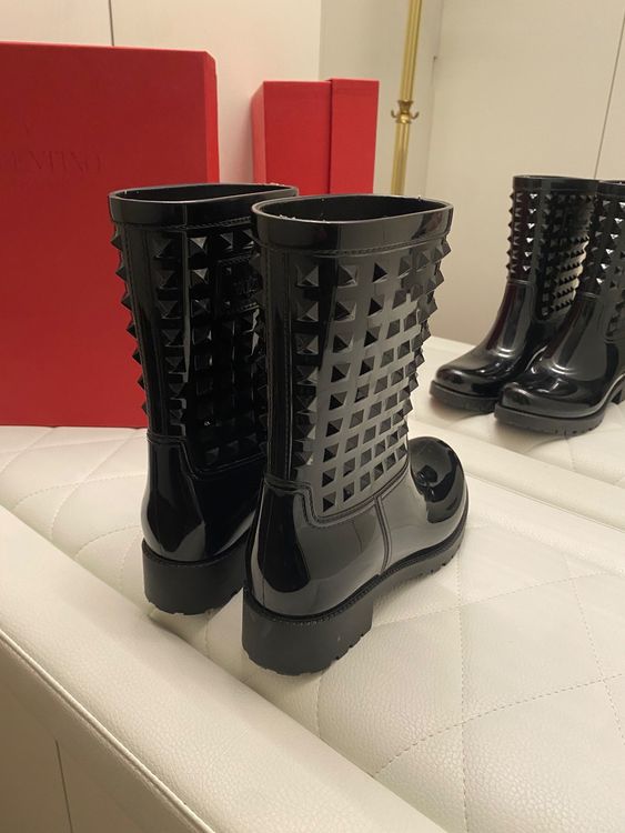 Orig. VALENTINO GARAVANI Rockstud Rain Boots 41 (Gebraucht) in ...