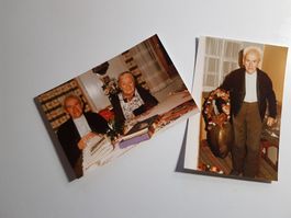 2 private Fotos Fritz Frischknecht Appenzeller Kunst Maler