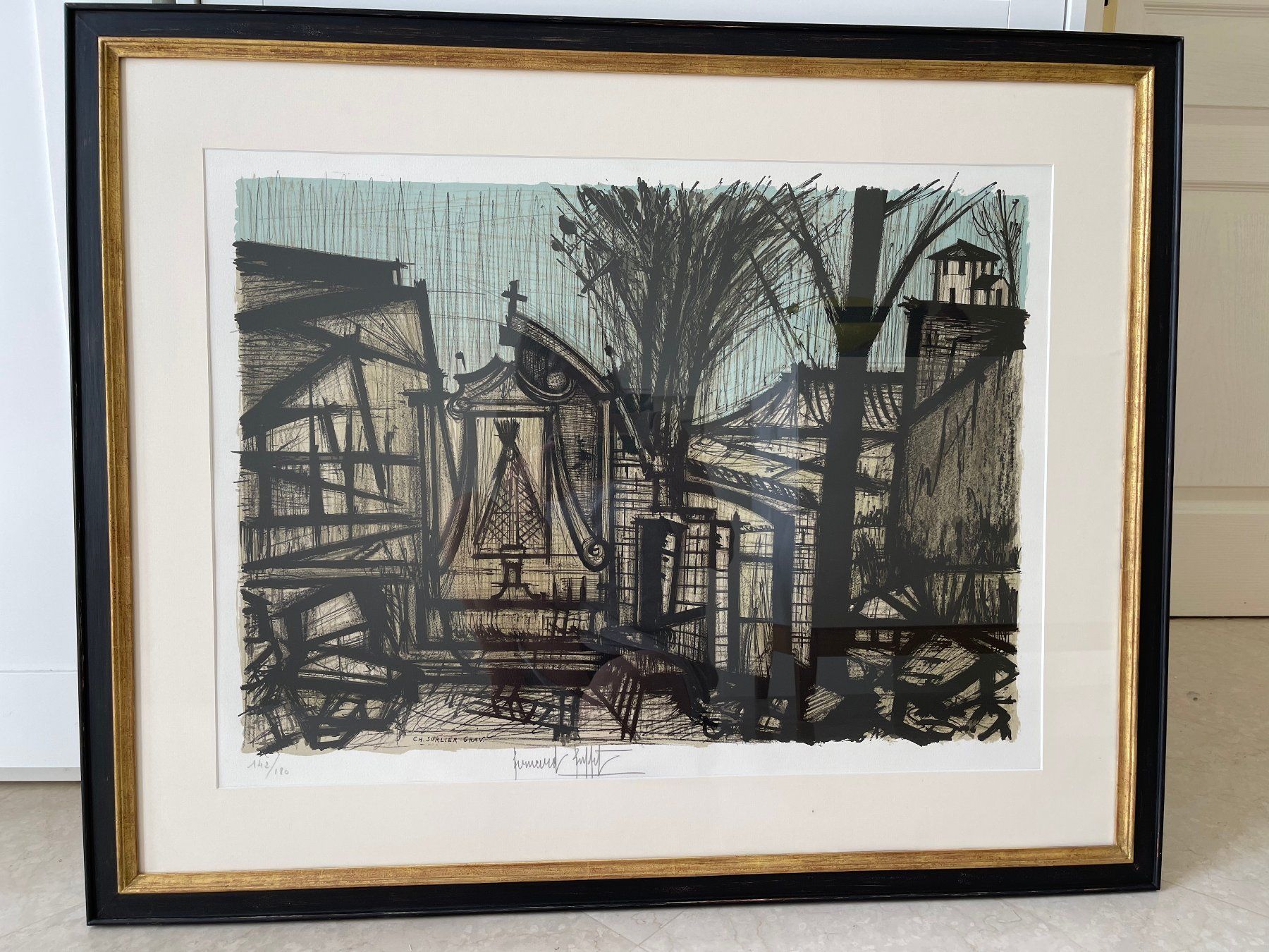 Incisioni: Lithographie Bernard Buffet "Dans la montagne" – Usato da Genève venduto da jos_fm7m 1