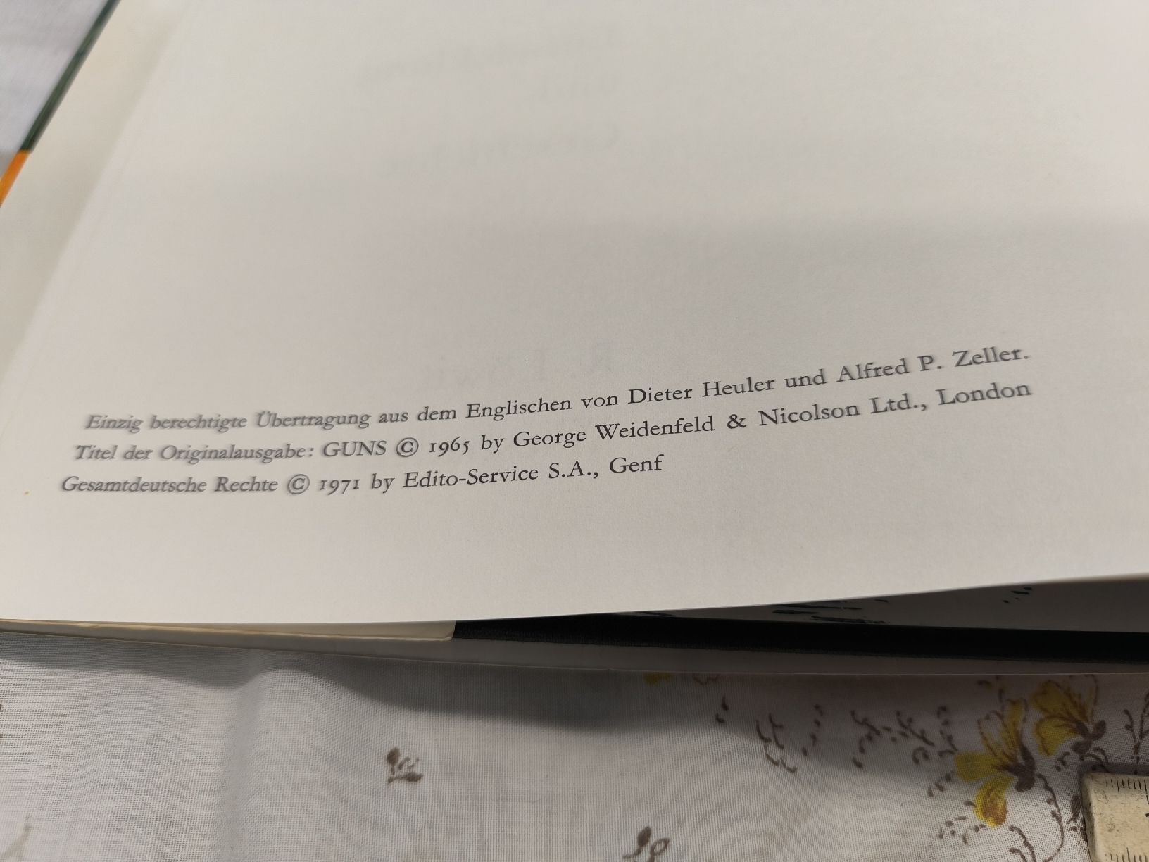 Libri: Buch.    Feuer -Waffen – Usato da Cama venduto da anto_a 1