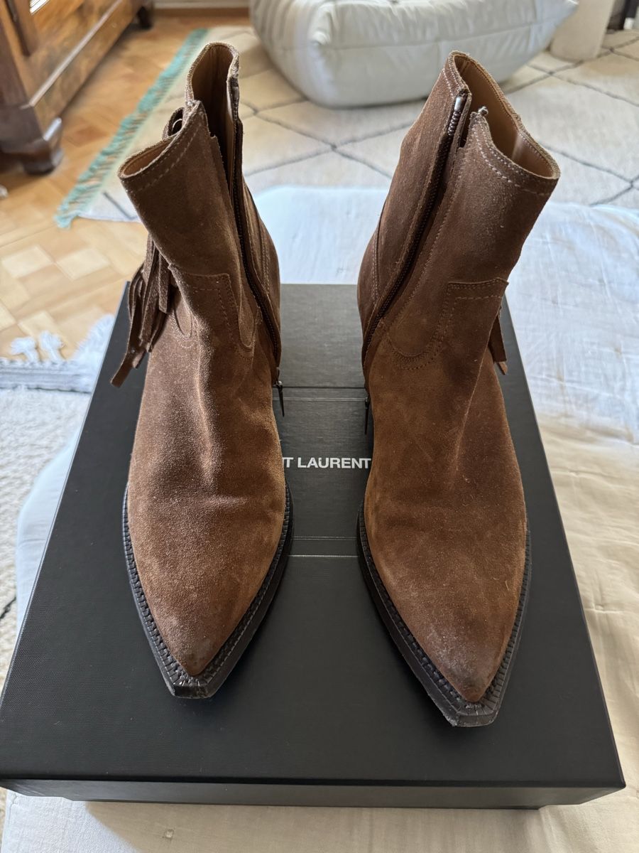 Saint Laurent Scarpe da donna: Saint Laurent Lucas boot – Usato da Genève venduto da Cicin