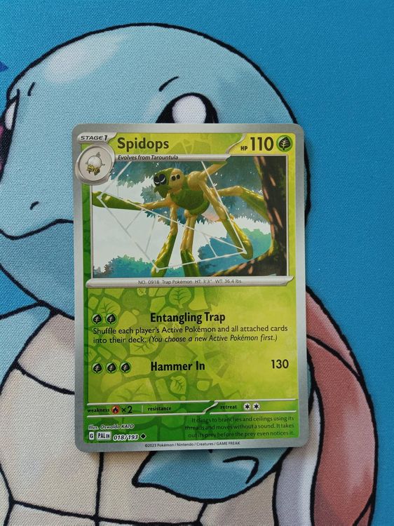 Spidops 018 - Paldea Evolved Spinsidias Reverse Holo (Neu (gemäss ...
