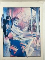 Pascal Somon (1960) Grosse Poster Nr. 21/222, signiert.