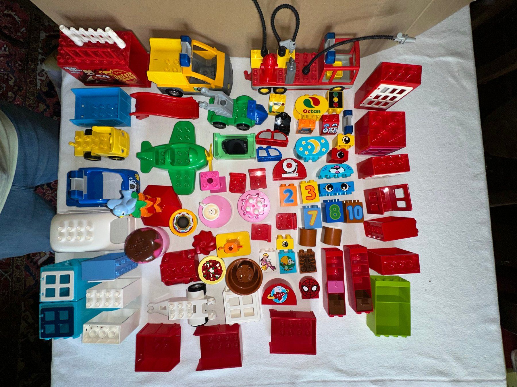 Lego Kit di costruzioni: Lot de plus de 70 pièces diverses Lego-Duplo – Usato da Ste-Croix venduto da mjmg