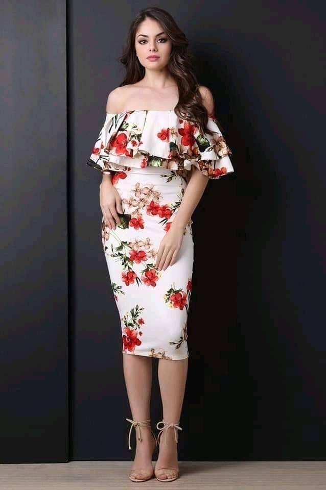 Kleider: Sommerkleid - Blumenkleid - Off-Shoulder - Gr. M – Neu (gemäss Beschreibung) aus Glattbrugg von mas_75t2 1