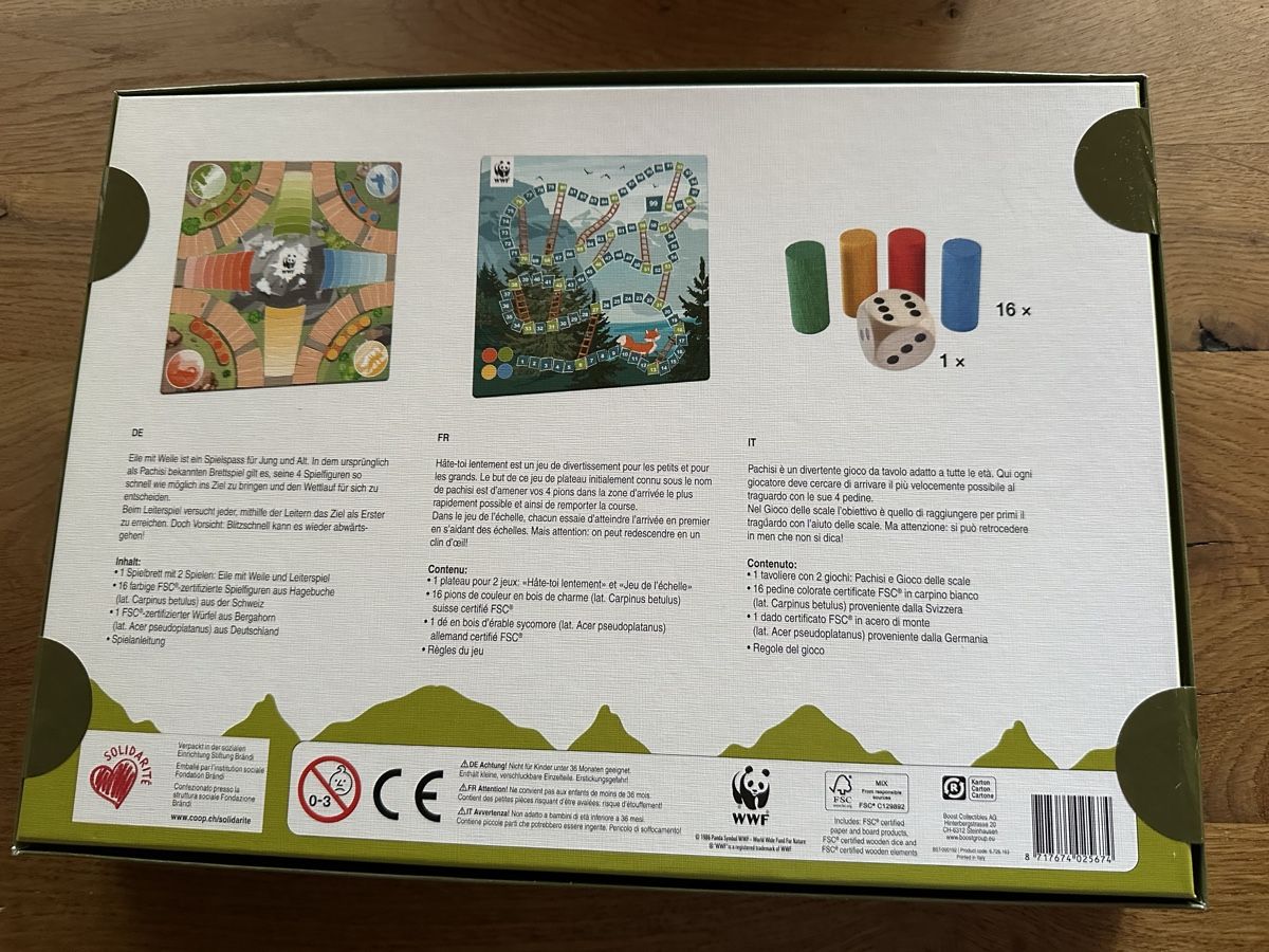 Jeux: Eile mit Weile von WWF – Neuf avec emballage d'origine à Ottikon par lo99 1