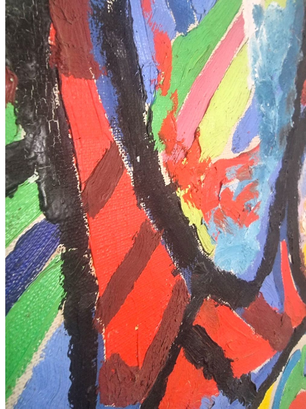 Gemälde: Abstraktes  Kunst Gemälde Acryl auf Leinwand #Bibi# – Gebraucht aus Zürich von Zuerichparis08 6