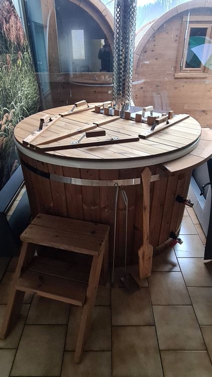 Badefass Hot Tub HotPot Jacuzzi Whirlpool Garten 175 cm Kaufen auf