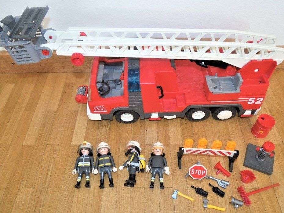 PLAYMOBIL 3880 - Camion de Pompier - Partie Arrière - Piece détachée