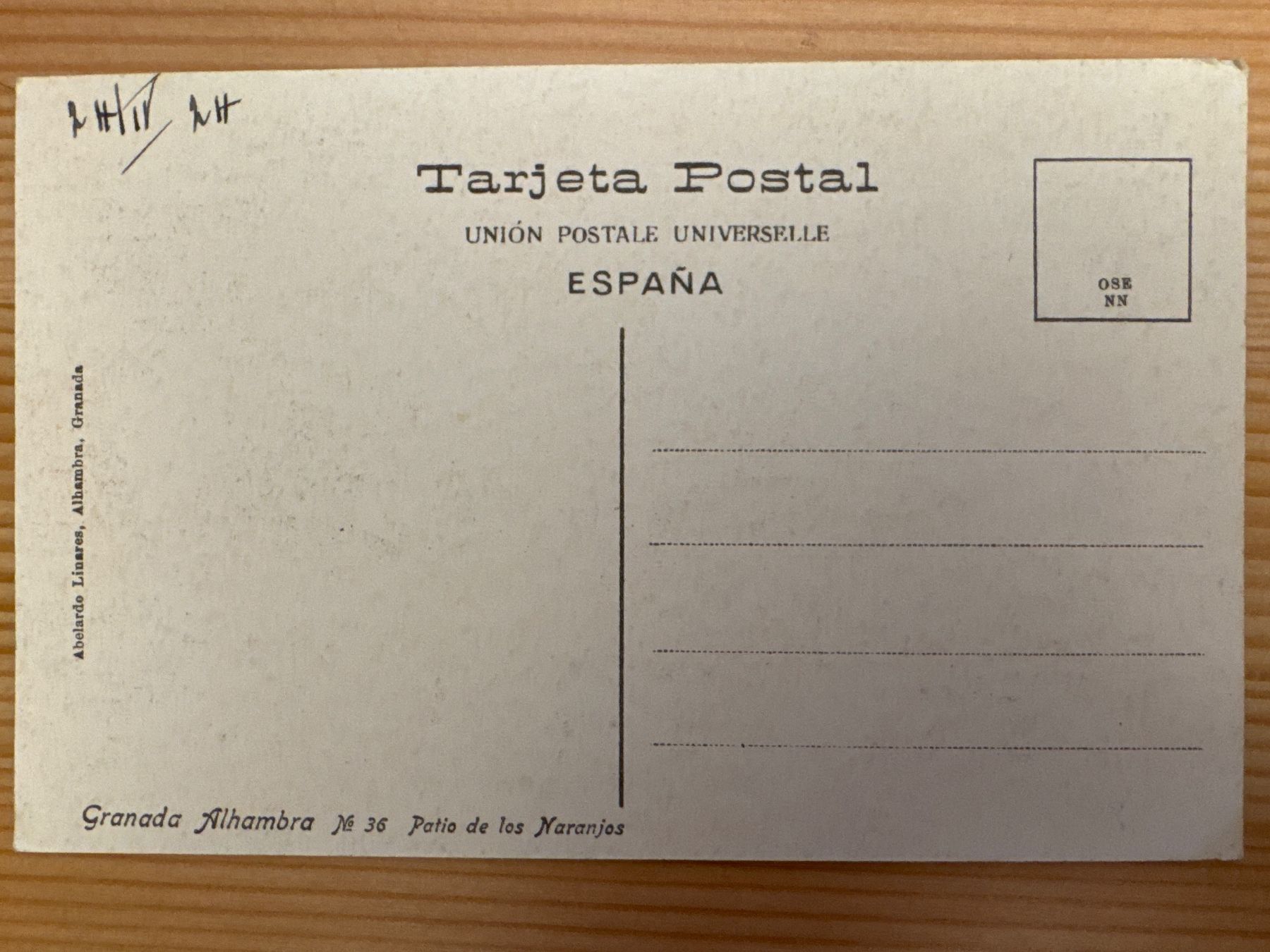 Cartoline postali: Antike Ansichtskarte, SPANIEN, Granada Alhambra  NEUWERTIG – Nuovo (secondo la descrizione) da Zürich venduto da Tarafo5 1