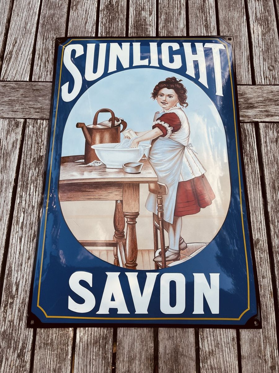 Sunlight Ecriteaux: SUNLIGHT Emailschild gross 60 x 40 cm – D'occasion à Wiesenberg par swissantik 1