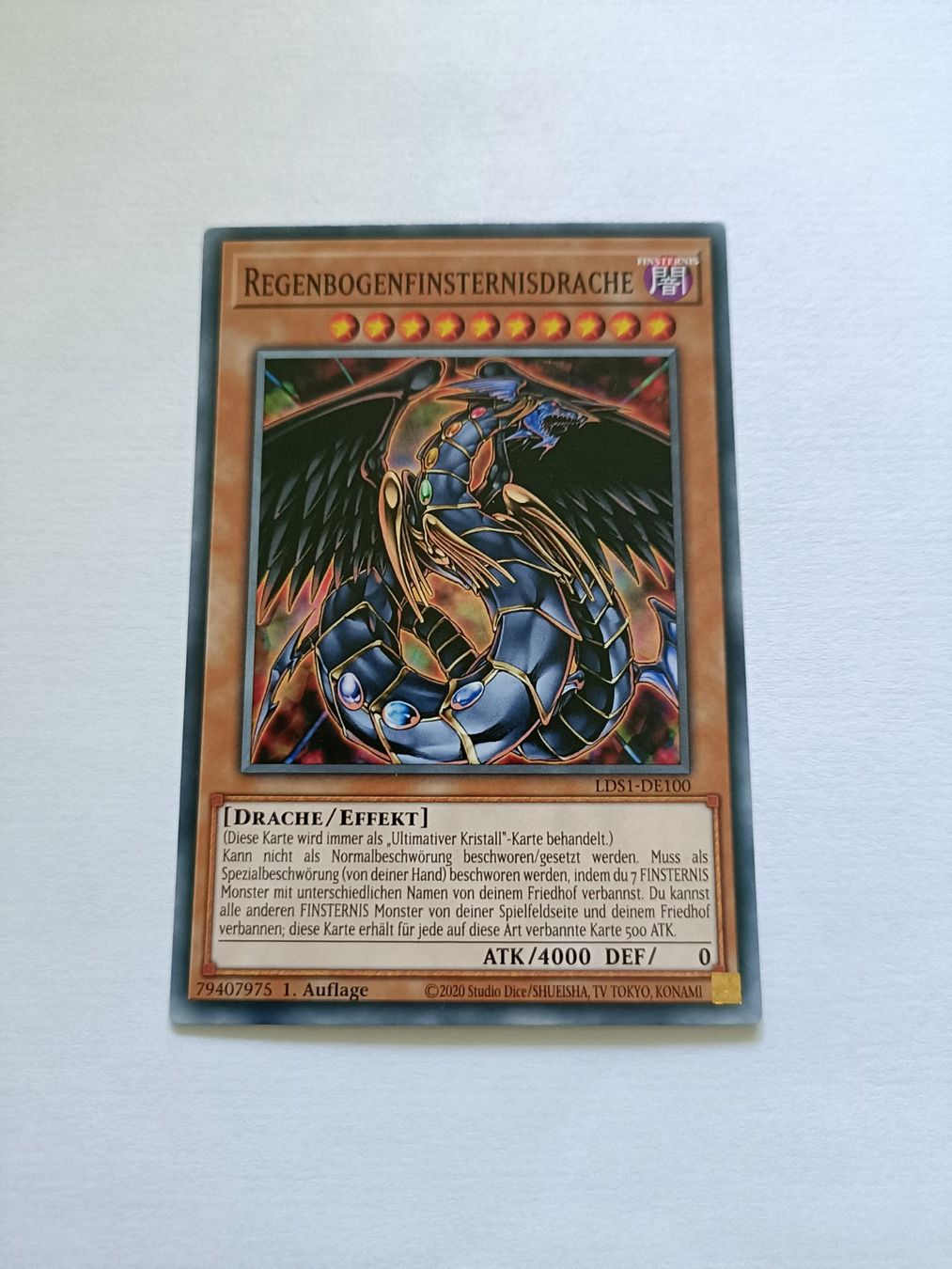 Yugioh Carte collezionabili: Yu-Gi-Oh! Regenbogenfinsternisdrache – Usato da Köniz venduto da Gamecollect