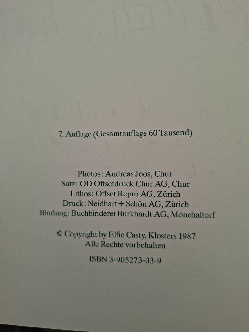 Libri: Elfie Casty; Kochbuch mit einer Prise Leidenschaft – Usato da Boniswil venduto da Totomat-Lady2 3