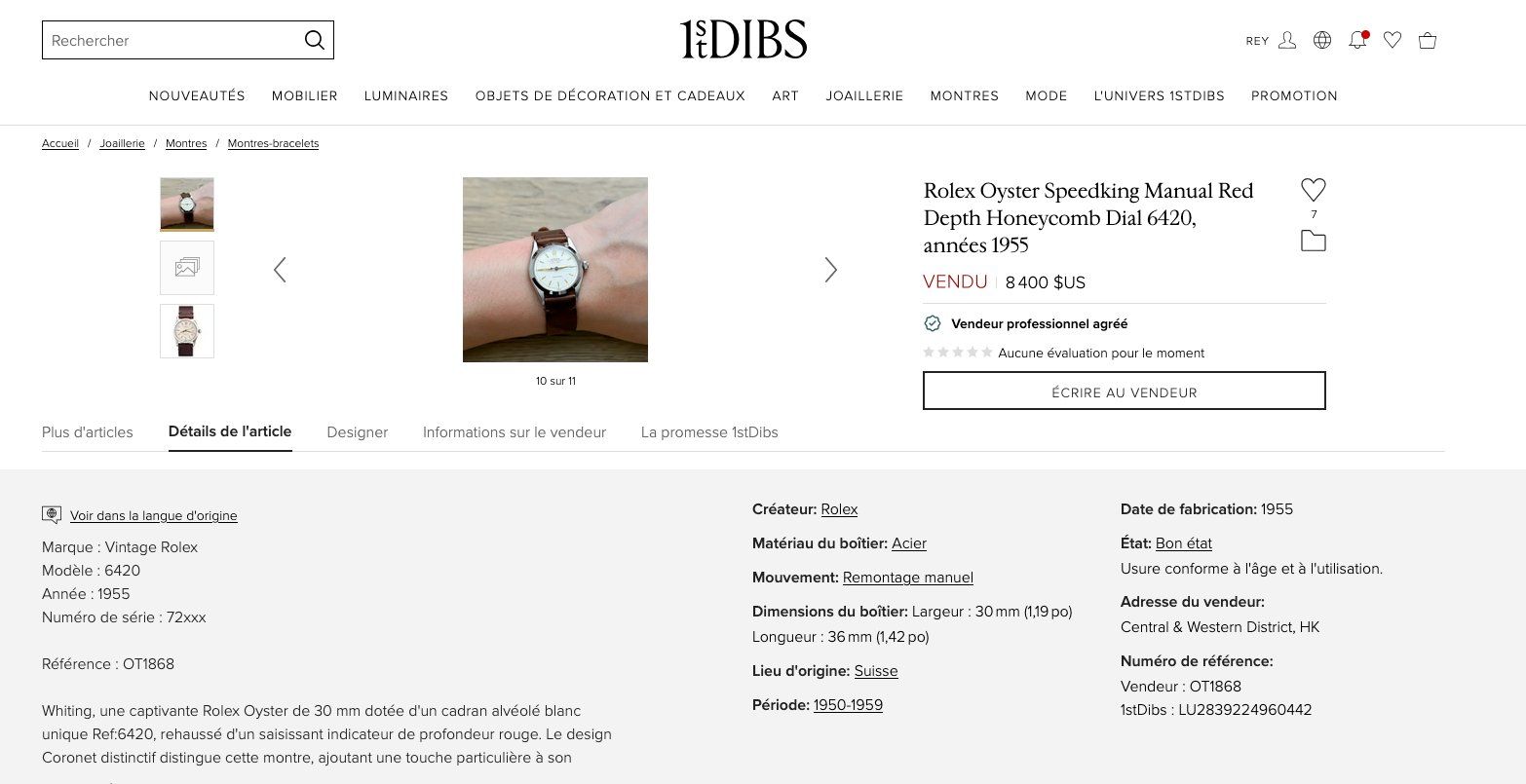Rolex Orologi: A vendre Rolex Oyster Precision Honeycomb – Nuovo (secondo la descrizione) da Renens VD venduto da brtztr 8