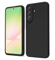 Für Galaxy A57 5G Liquid Silicone Case Hülle Cover black
