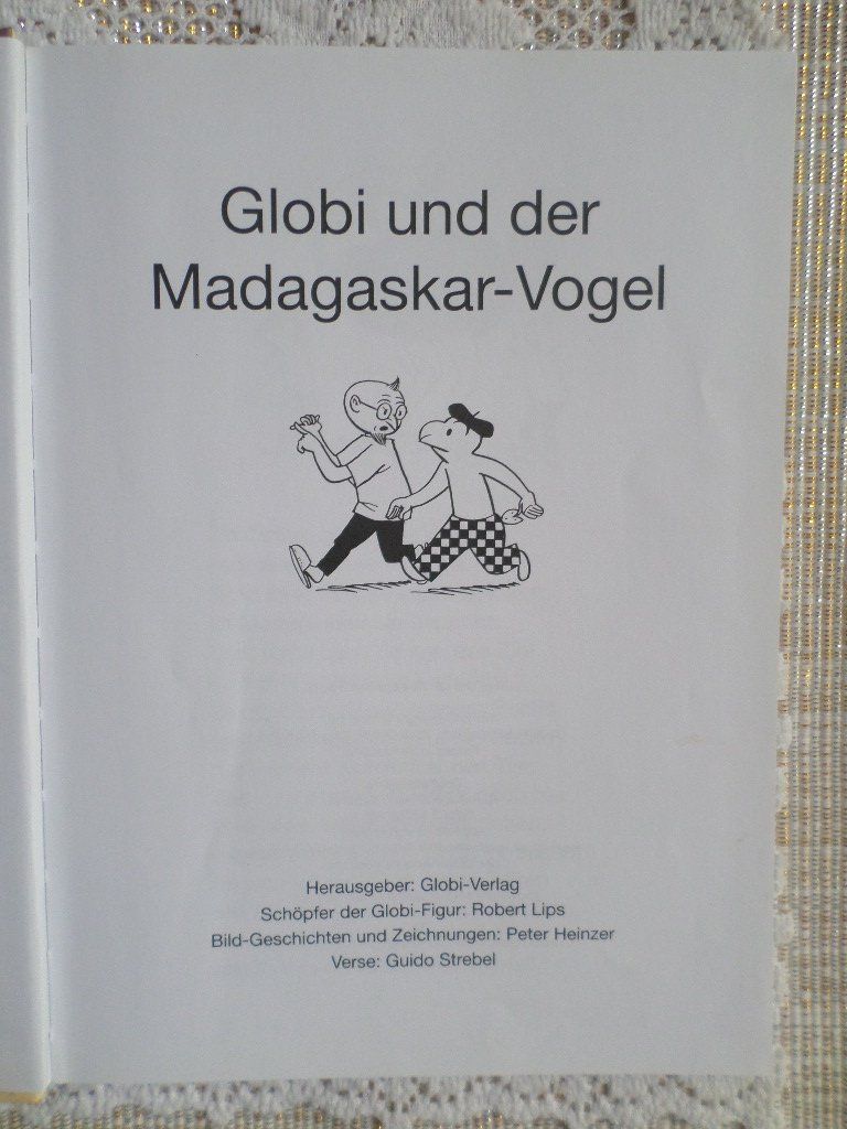 Bücher: Globi und der Madagaskar-Vogel / 3. Auflage 2003 – Gebraucht aus Liestal von man_7bt6 1