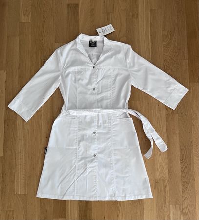 Arbeitskittel In White weiss Grösse 44 neu