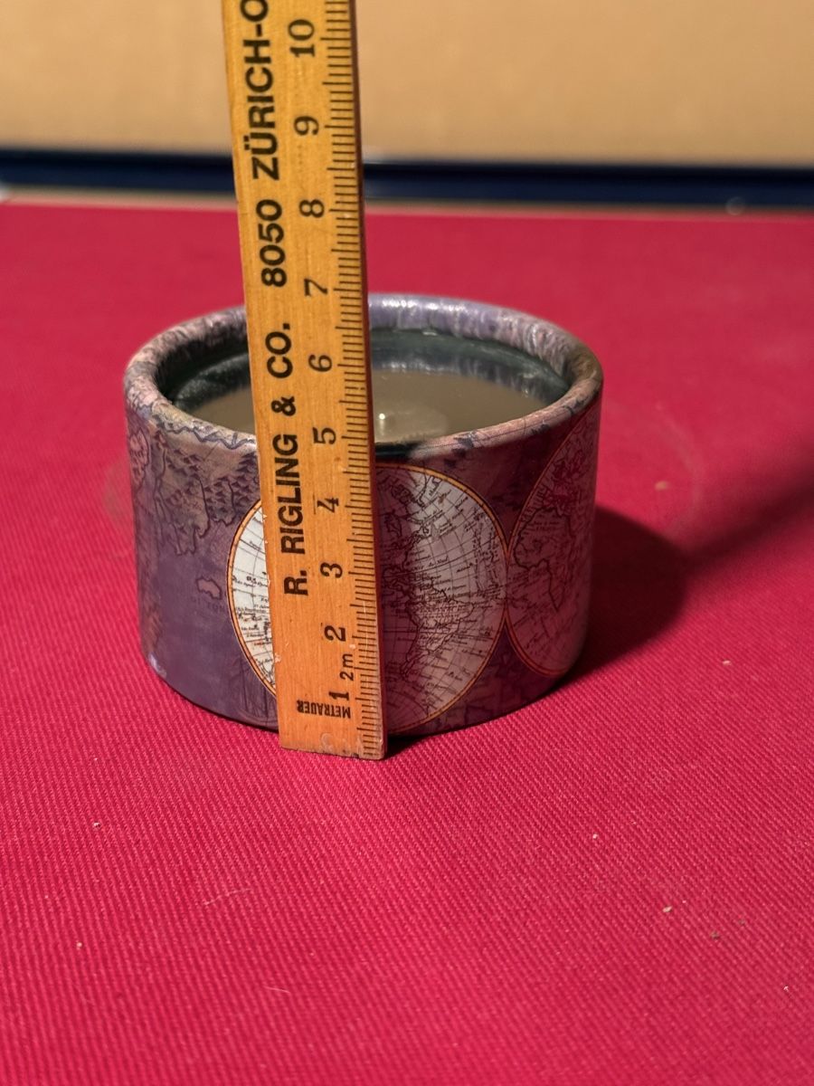 Carillon: Vintage Musical Box with World Map Design good condition – Usato da Lausanne venduto da vas_cdb2 4