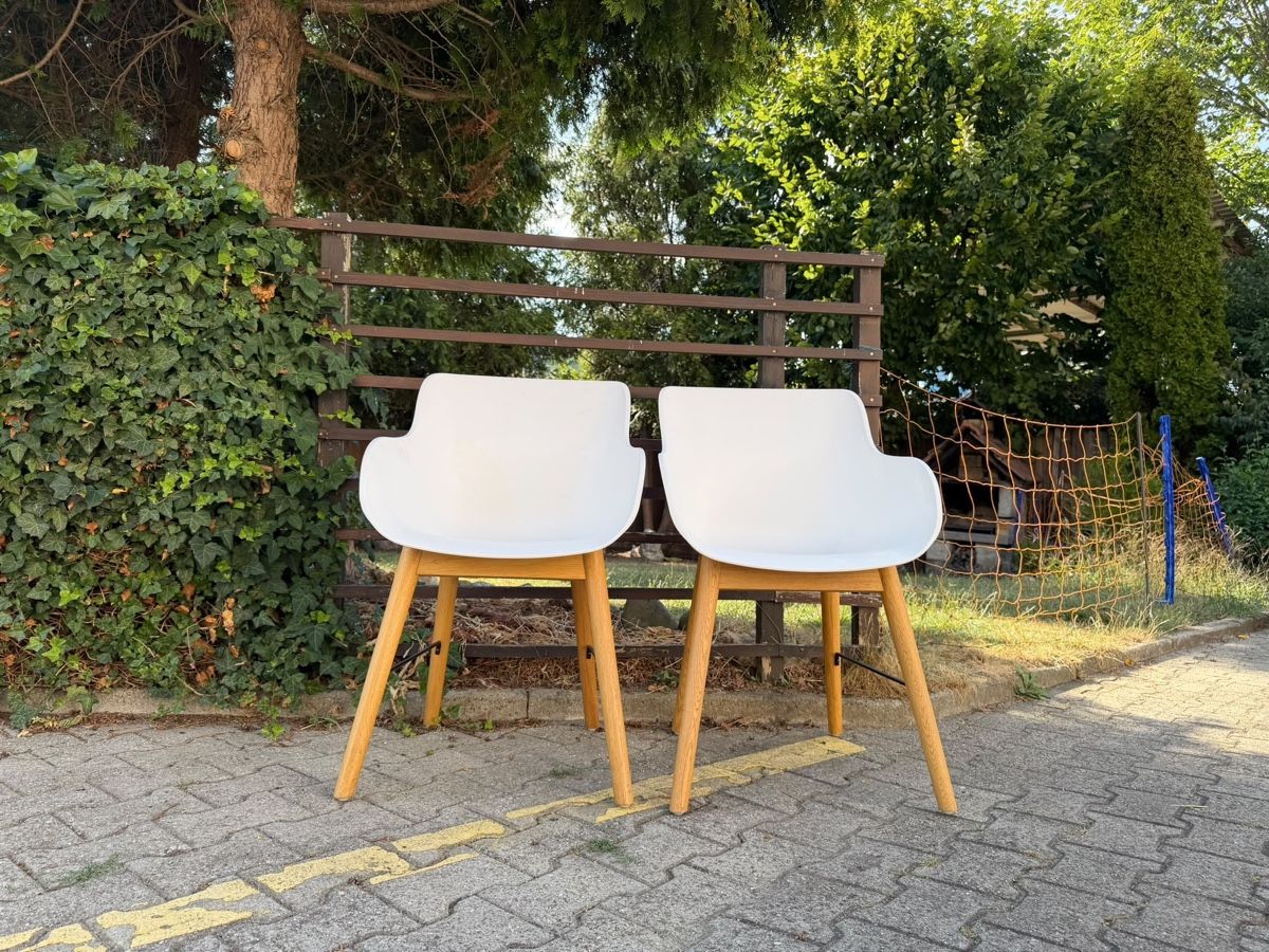 Sedie: Stühle Weiss Holzbeine Set 2 Stck.  – Usato da Ebikon venduto da cha_cvj6 2