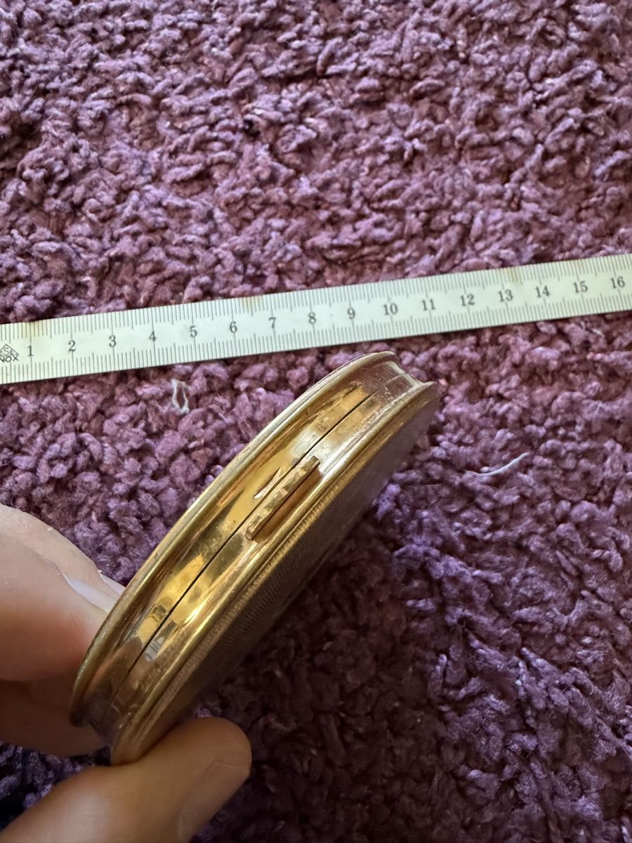 Tutte le decorazioni: Antiker Schmuck-Puderquaste mit Perlmutt-Deckel – Usato da Lyss venduto da nekoreh 4