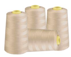 Overlockgarn, 5000m, Polyester - beige A678
