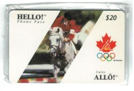 Telefonkarte Kanada  Olympiade Reiten 20$ originalverpackt