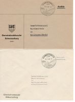 2 Briefe Schwarzenberg - Amtlich