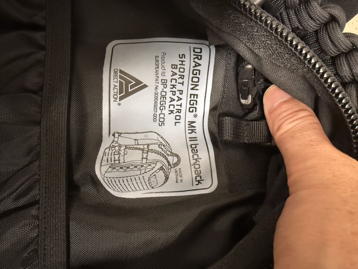 Direct Action Rucksäcke: Direct Action Dragon Egg Mk II Backpack Black – Neu (gemäss Beschreibung) aus Coldrerio von Crivelli 1