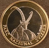 10 Fr. Gedenkmünze 2007 stgl. Steinbock aus Münzsatz