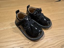 Babyschuhe Lackleder schwarz Gr. 20 Neu