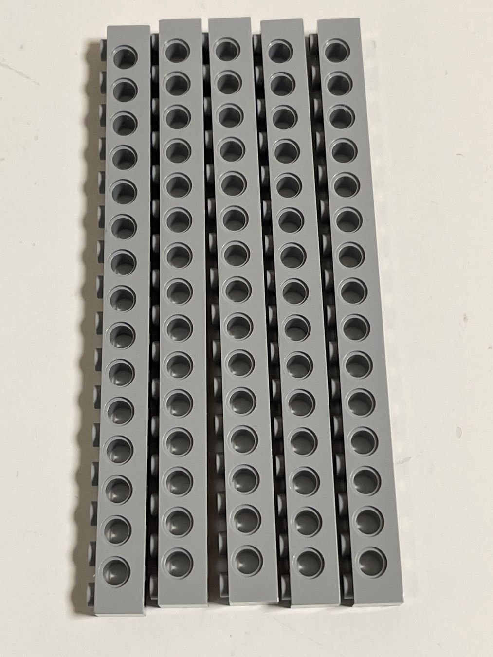 Lego Giocattoli: Lego Technik5 graue Lochbalken 15L – Usato da Gelterkinden venduto da cobra0110