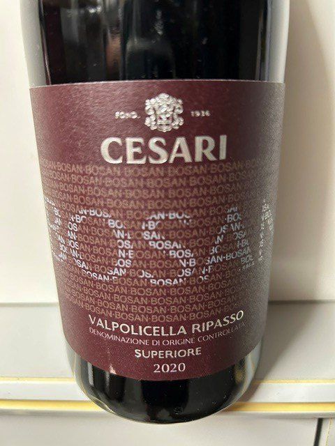 Vino: RIPASSO BOSAN, CESARI 2020 – Nuovo e nell'imballaggio originale da Zürich venduto da AmoebaSF 2