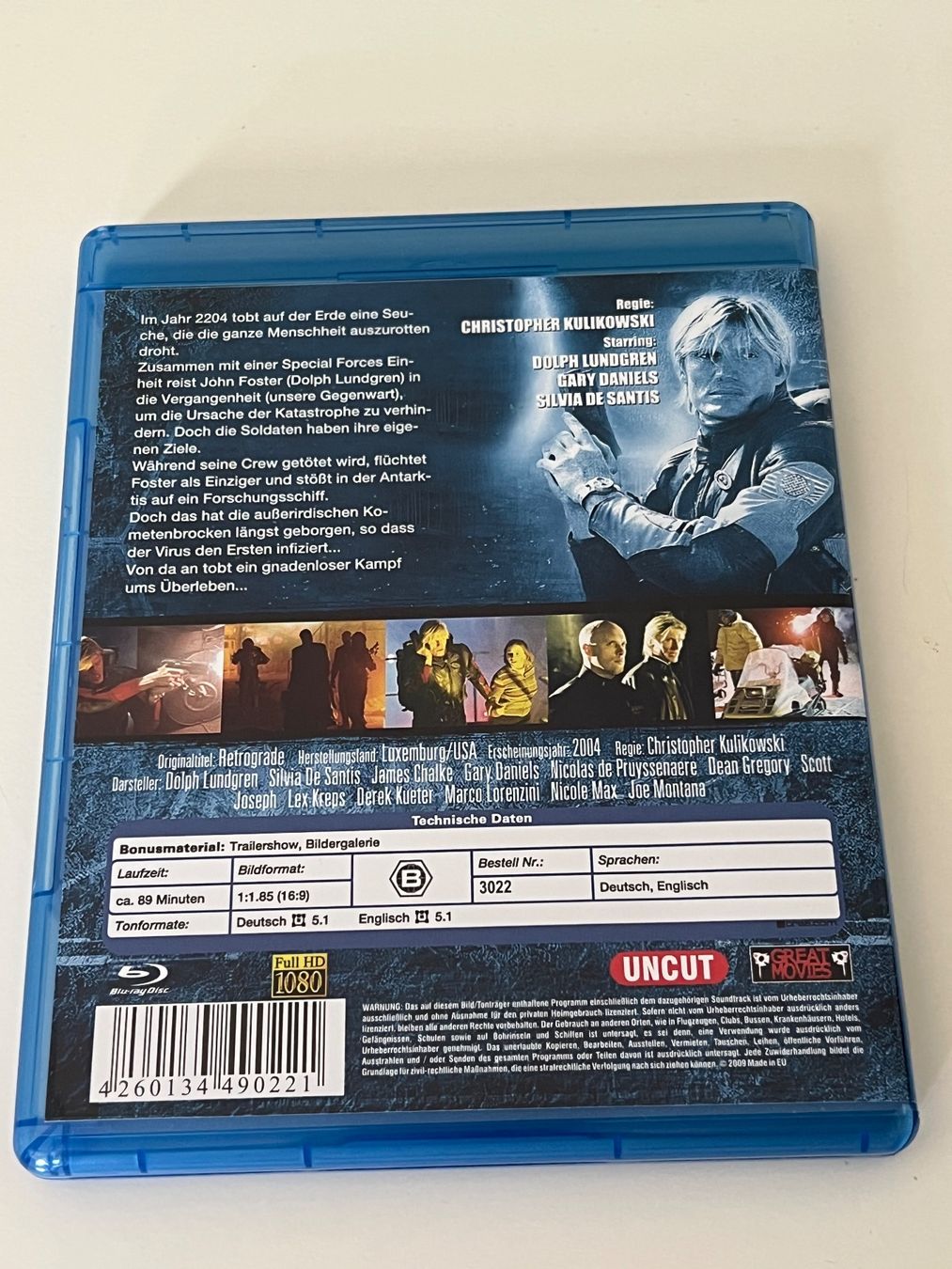 Tutti i DVDs: Retrograde Blu-ray - Dolph Lundgren – Nuovo (secondo la descrizione) da Altstätten SG venduto da sheamus 1