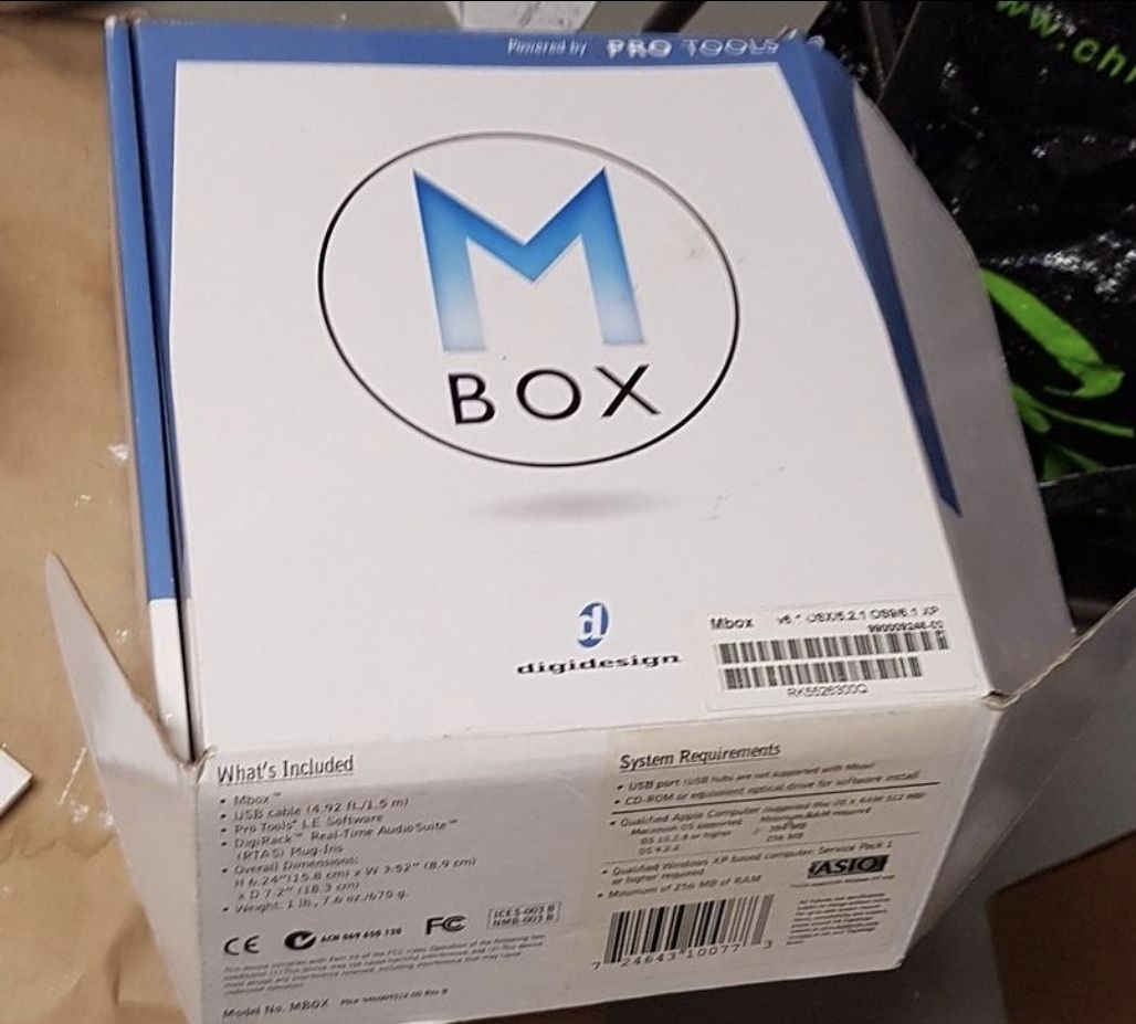 Digidesign Attrezzatura per studi di registrazione: MBox Digidesign – Nuovo (secondo la descrizione) da Stäfa venduto da vir_hg9z